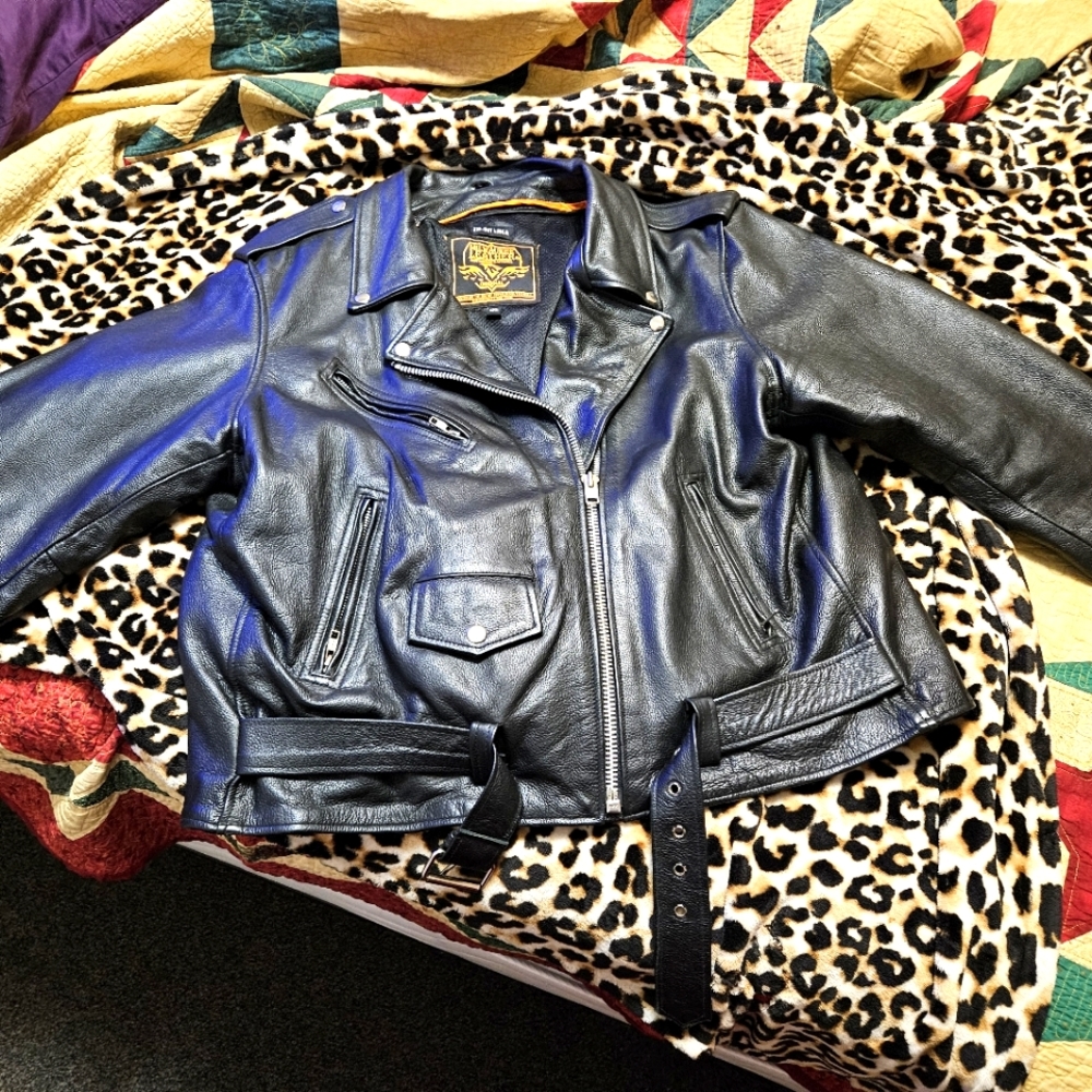 Genuine Milwaukee Leather classic biker jacket